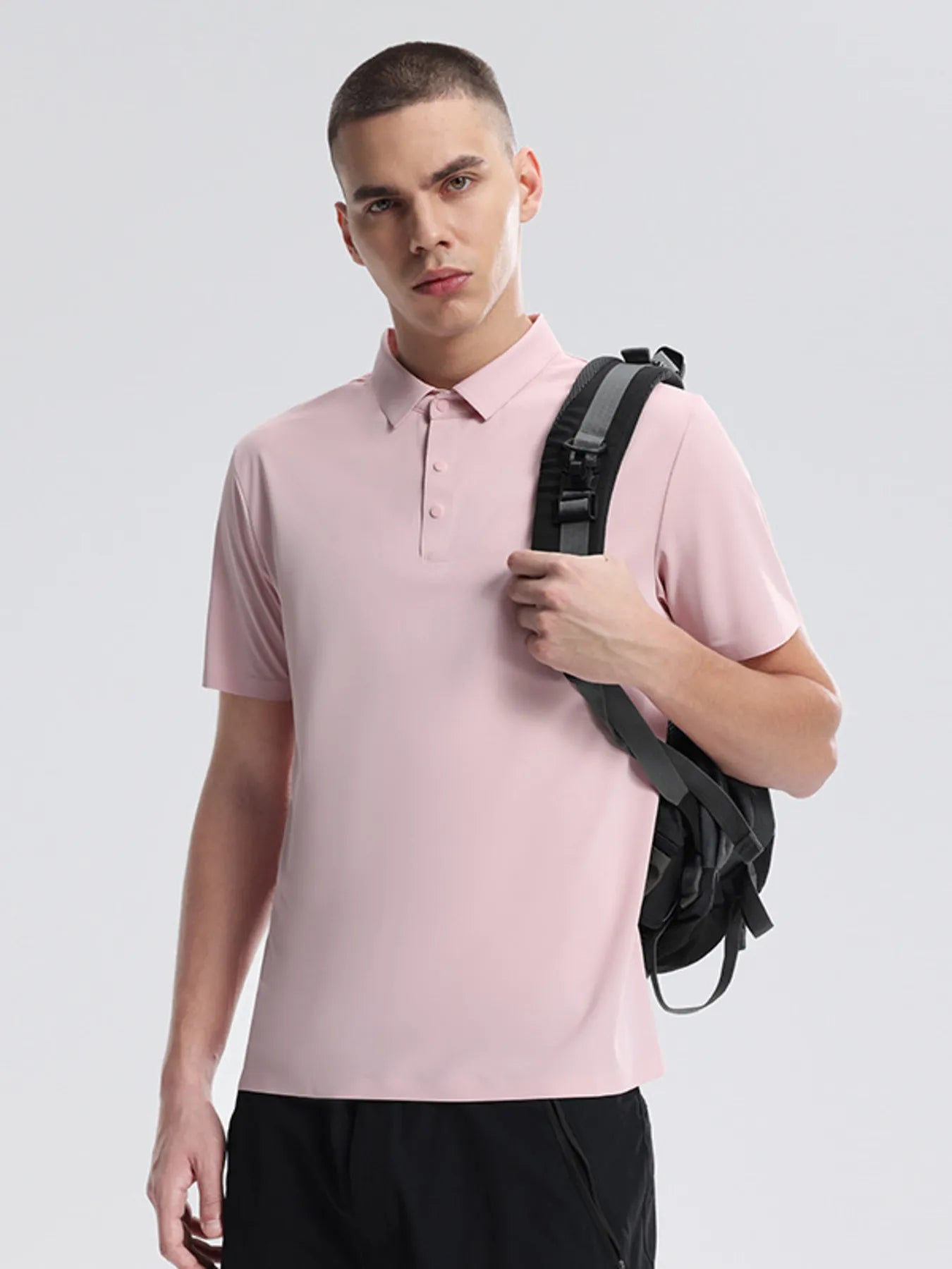 Men's Full Size Classic Short Sleeve Polo Shirt Plus Size