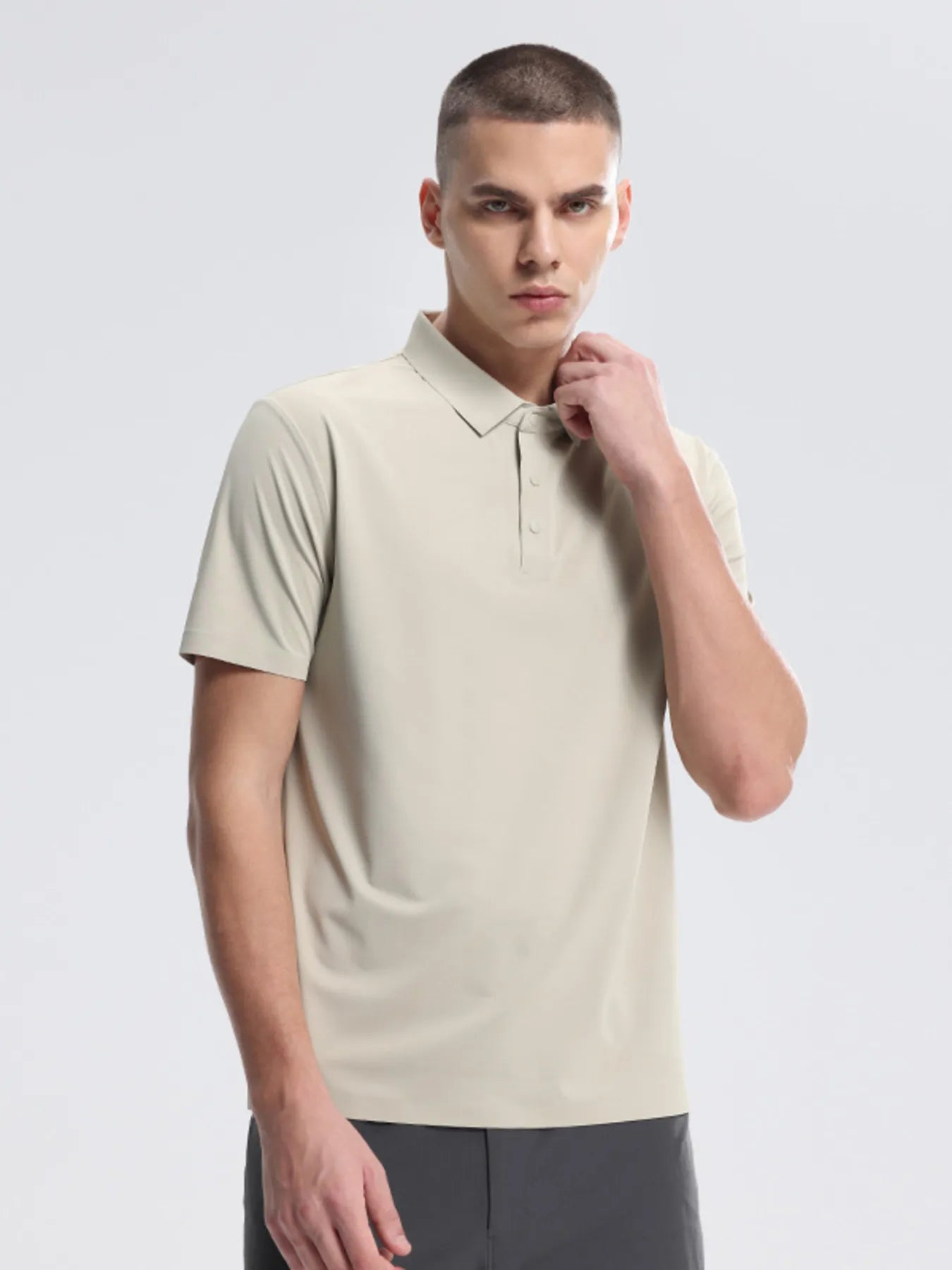 Men's Full Size Classic Short Sleeve Polo Shirt Plus Size