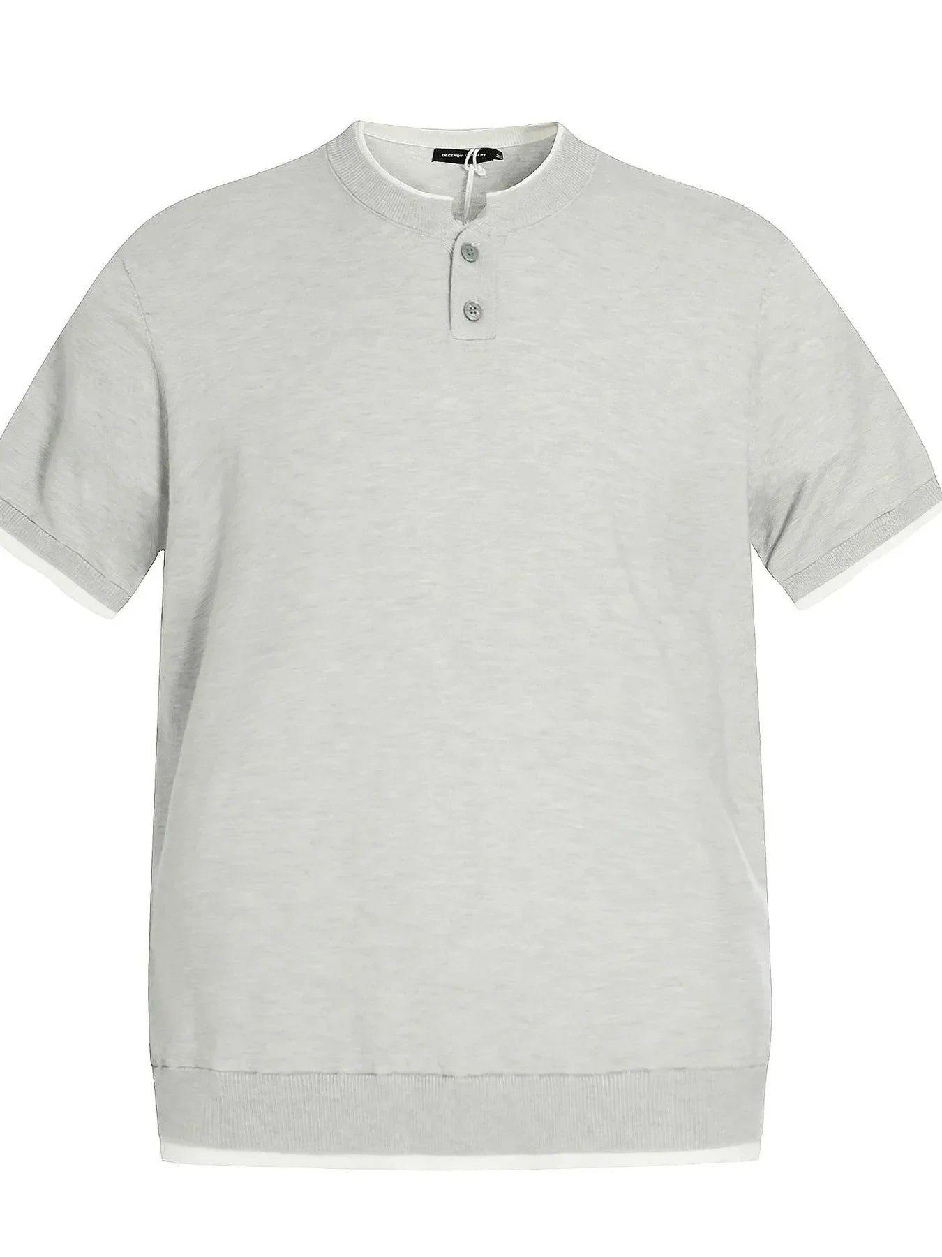 Men's Classic Henley Short Sleeve T-Shirt