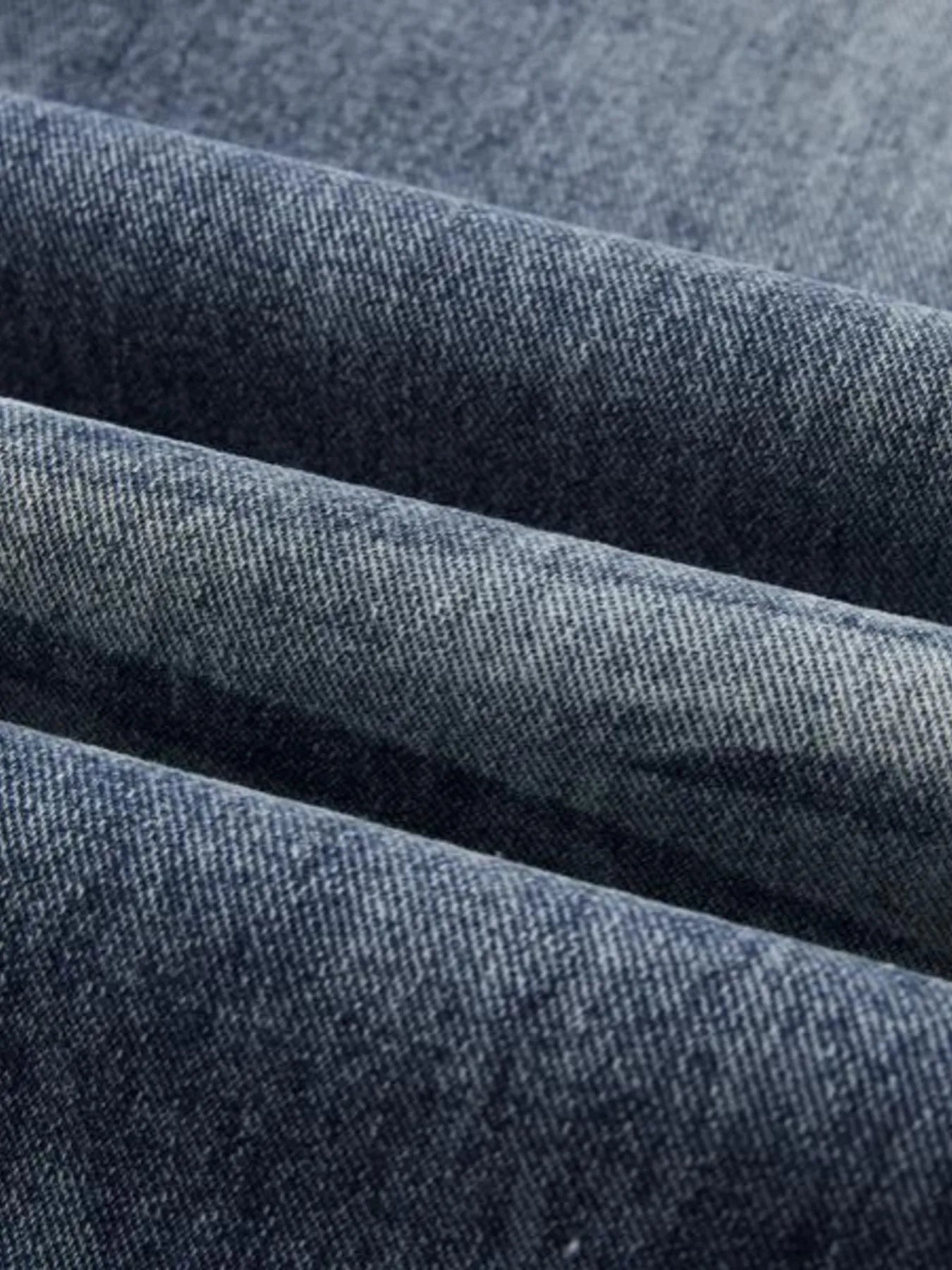 Men's Wash Wide Leg High-Rise Jeans