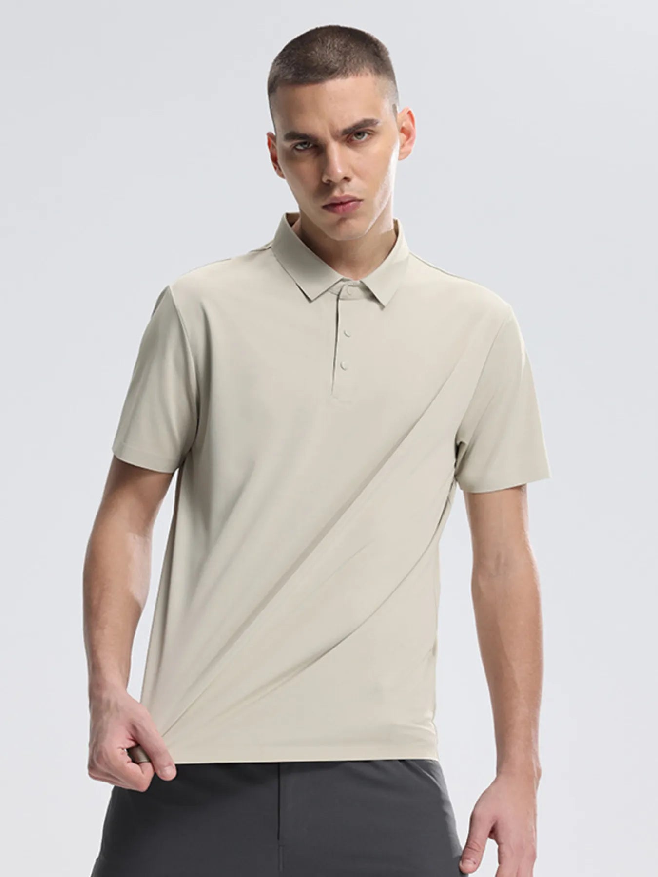 Men's Full Size Classic Short Sleeve Polo Shirt Plus Size