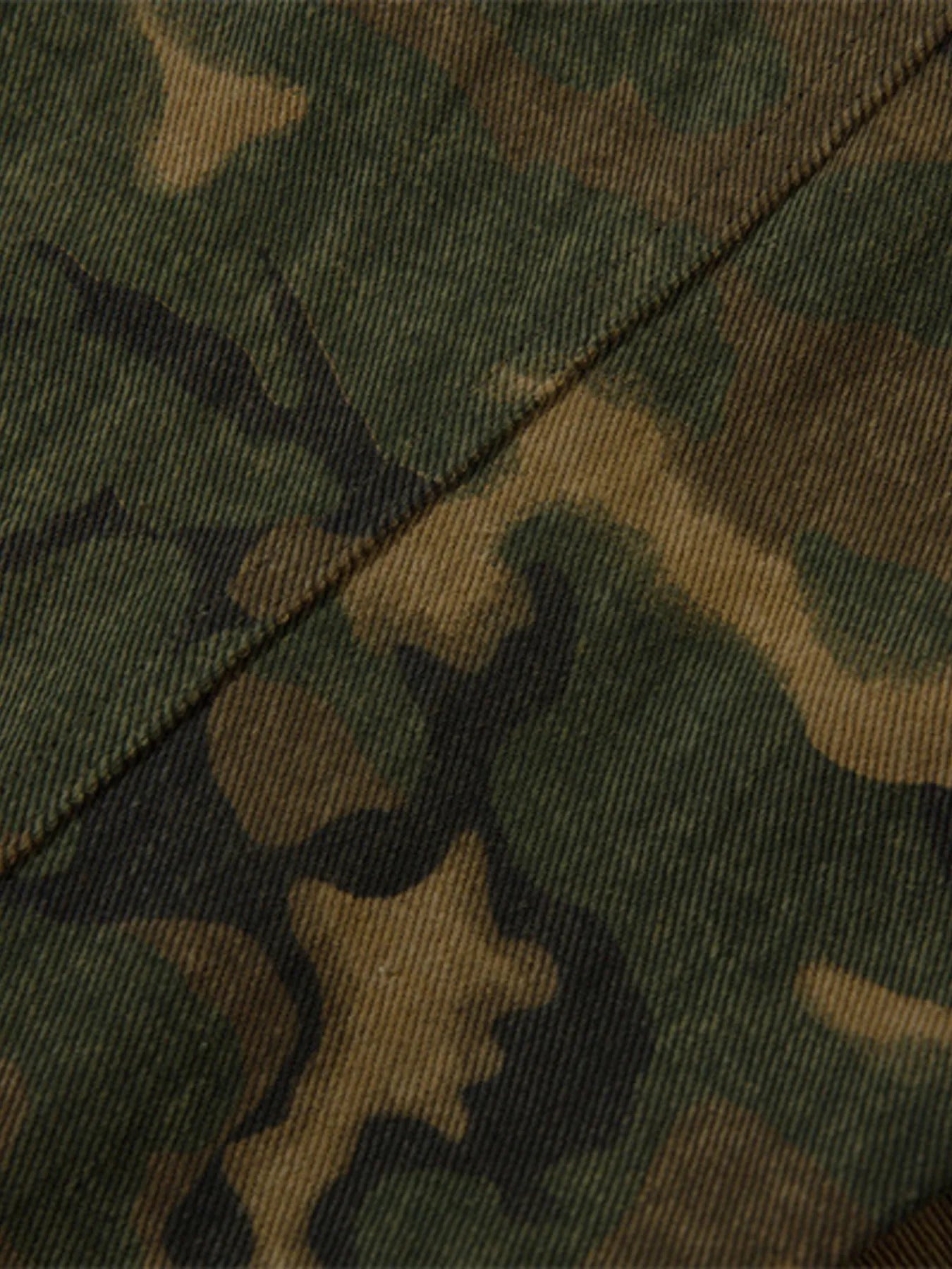 Men's Camouflage Zip Up Hooded Windbreaker Jacket