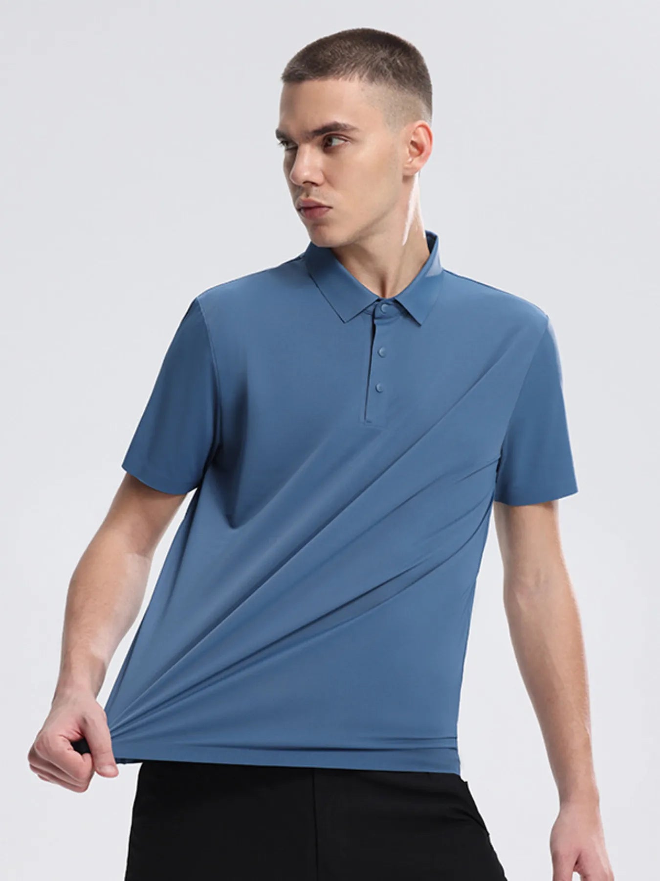 Men's Full Size Classic Short Sleeve Polo Shirt Plus Size